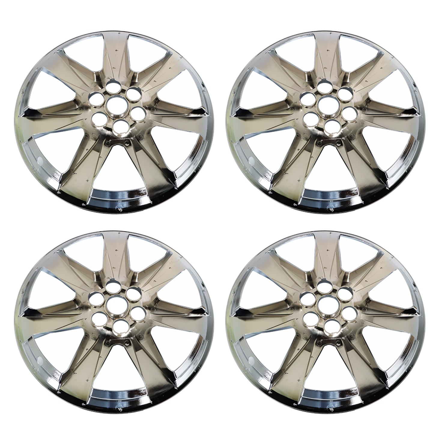 munirater 4PCS Chrome Clad Wheel Covers Replacement for 2010 2011 2012 2013 SRX 22770789