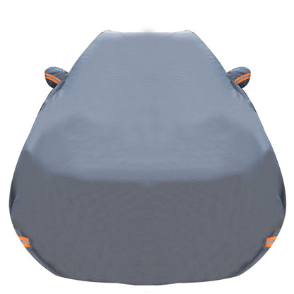 munirater Car Cover Waterproof All Weather Protect Gray Replacement for Sedan Length up to 202 L