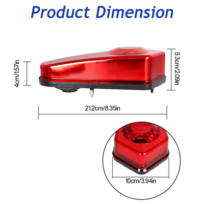 munirater Tail Lights Lamps Cover Left Right Replacement for 2009-2022 ACE RZR Sportsman 2411153 2411154