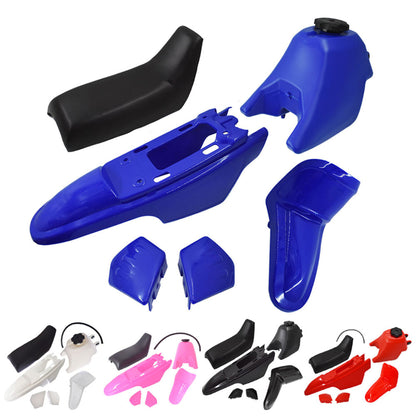 munirater Plastic Fender Body Seat Gas Tank & Seat With Screws Replacement for Yamaha PW50 PY50 PW 50 Blue red black pink white