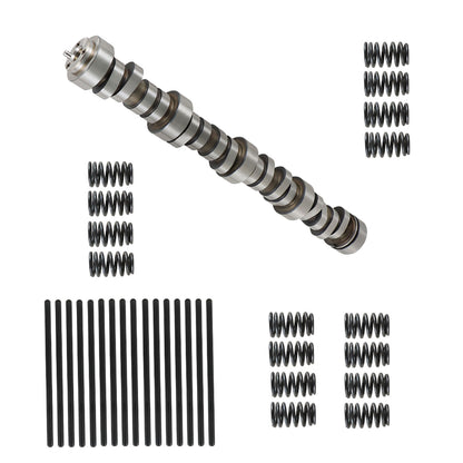 munirater Stage 4 LS Truck Camshaft Kit & Chromoly Pushrods Replacement for Silverado Sierra 4.8 5.3 6.0
