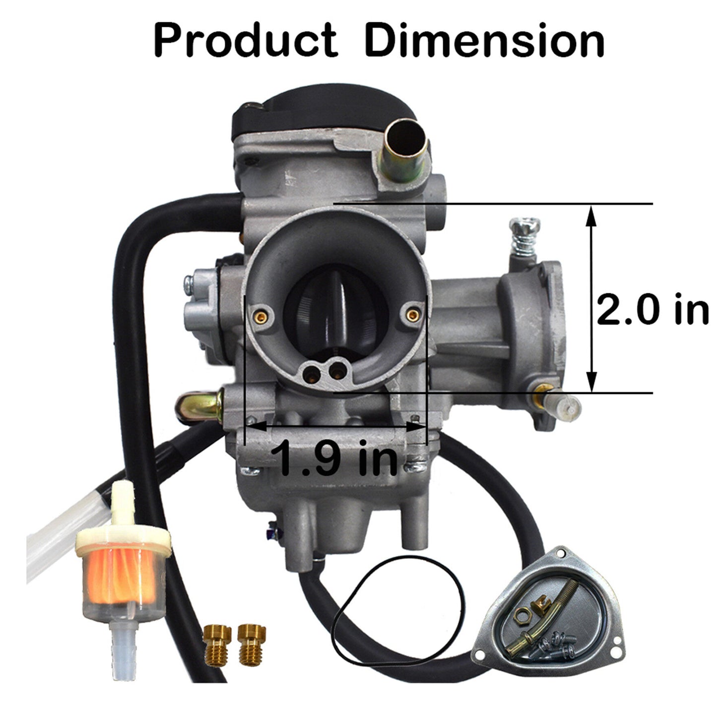 munirater Carburetor Replacement for Rhino 450 YXR450FA YXR450 2006-2009 2P5-E4901-01