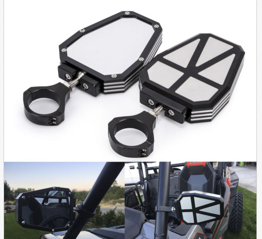 munirater UTV Offroad Side Mirrors Rear View 1-75 Bar Replacement for Polaris RZR 1000 XP Arctic Cat