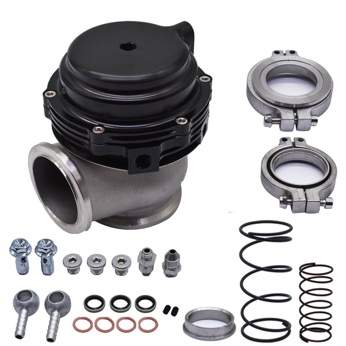 munirater WG-44MM-BK 44mm Steel Water Cooled External Turbo (Blcak)