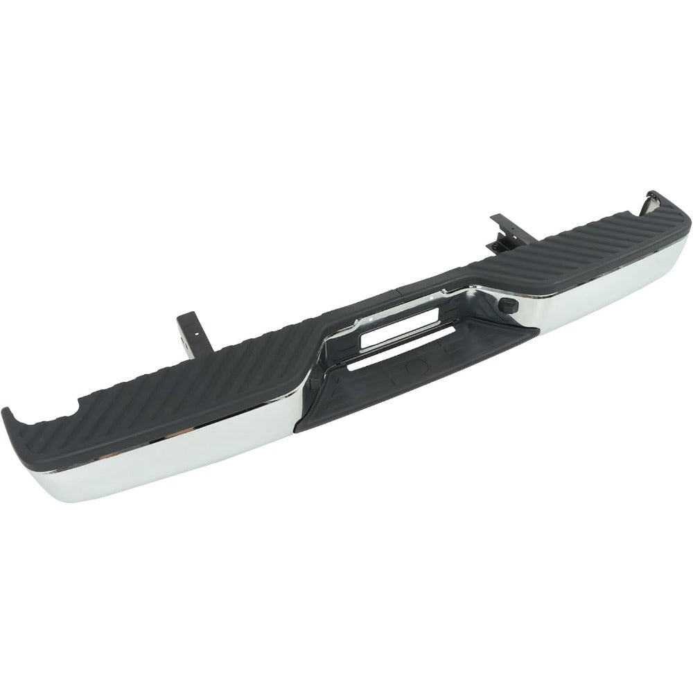 Chrome Steel Rear Step Bumper for Nissan Titan 2004-2015, NI1103109