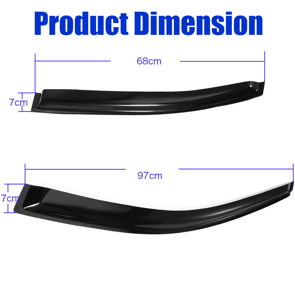 munirater Window Visor Rain Guard Deflector Replacement for 2004-2008 Acura TSX CL8 Euro-R