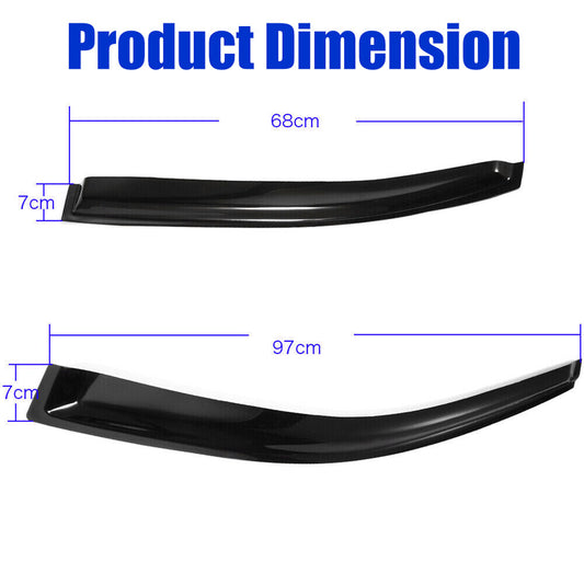 munirater Window Visor Rain Guard Deflector Replacement for 2004-2008 Acura TSX CL8 Euro-R