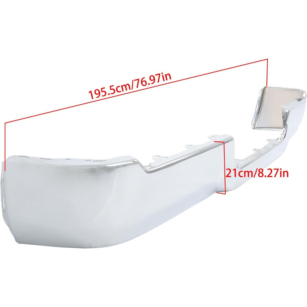 Chrome Steel Rear Step Bumper for Ram 2500 2019-2024, CH1102388