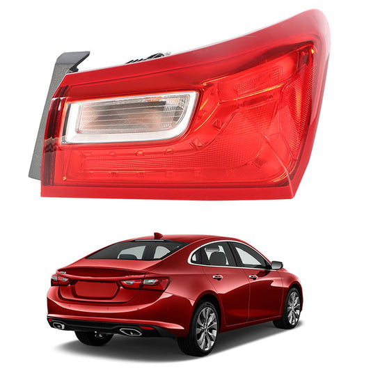 munirater 1-Pack Rear Right Non-LED Tail Light Brake Lamp Assembly Replacement for 2016-2021 Malibu Outer Passenger Side 84132377 GM2805122