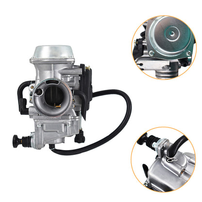 Carburetor with Throttle Cable Replacement for Honda Fourtrax 300 / Fourtrax 350 / Foreman 450 / Foreman 400 / Rancher 350