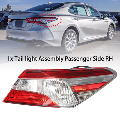 munirater Right Tail Light Right Passenger Signal Auto Accessories Lamp Replacement for Toyota Camry 2018 2019 2020 TO2805134 8155006720