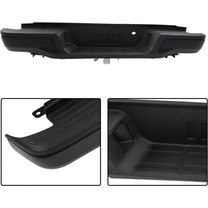 Black Steel Rear Step Bumper for Ford Ranger 2019-2023, FO1103225