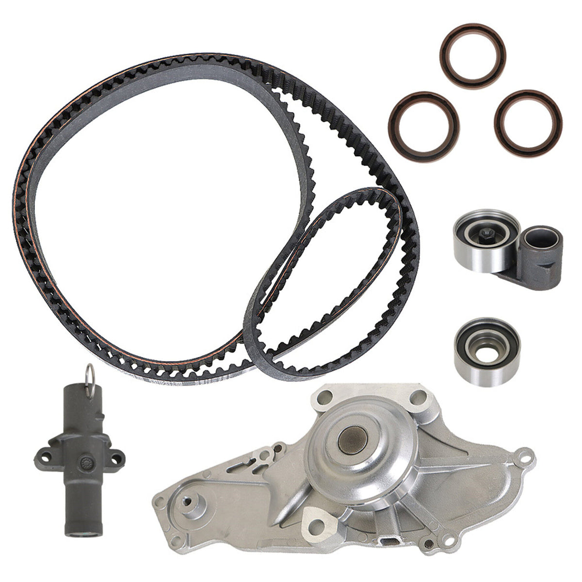 munirater Timing Belt Kit Water Pump Replacement for 2003-2017 MDX RL TL Accord Pilot Odyssey Ridgeline Vue J35A