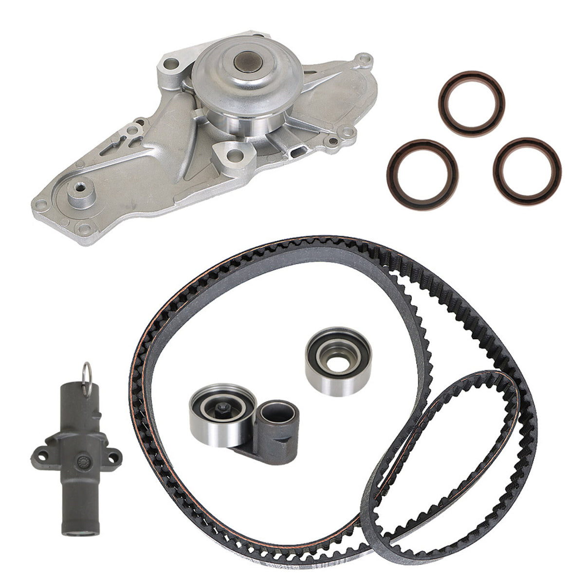 munirater Timing Belt Kit Water Pump Replacement for 2003-2017 MDX RL TL Accord Pilot Odyssey Ridgeline Vue J35A