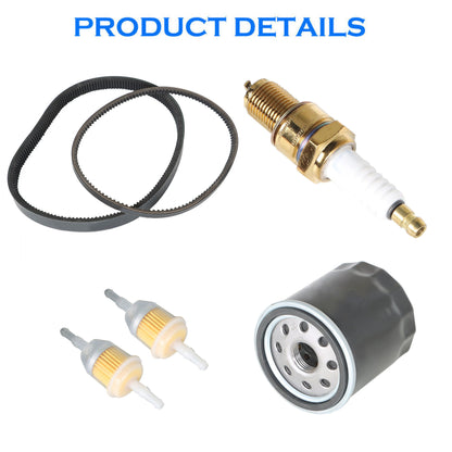 munirater Maintenance & Tune Up Kit with Drive Belt Starter Belt Replacement for Club Car DS 1997-2004 1016203