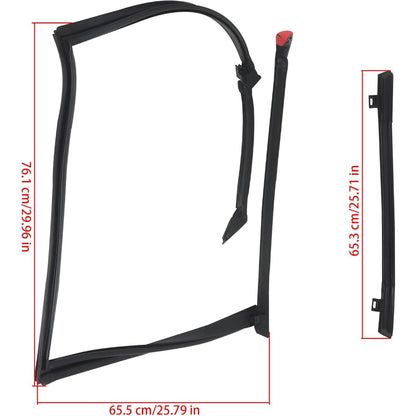 Roof Weatherstrip Seal Kit for 1982-1992 Camaro & Firebird, 4-Piece, KG4041