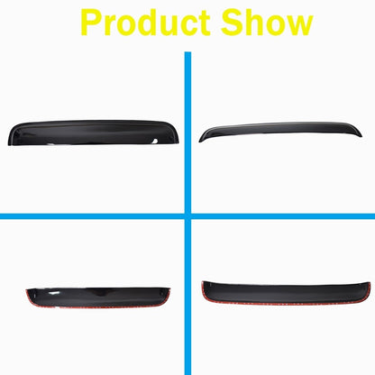 munirater Universal for Auto Moon Sunroof Wind Visor Guard Deflector Visor Black Replacement for 38 inch