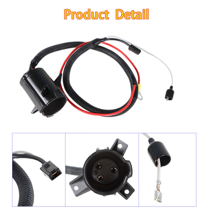 munirater Golf Cart 48 Volt Charger DC Receptacle with Harness Replacement for Club Car Precedent Electric Golf Carts 2004 - Up 103375501