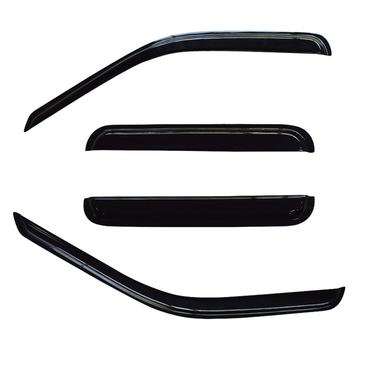 munirater Side Window Vent Visor Rain Guard Deflector Replacement for 1999-2016 F250/350/450