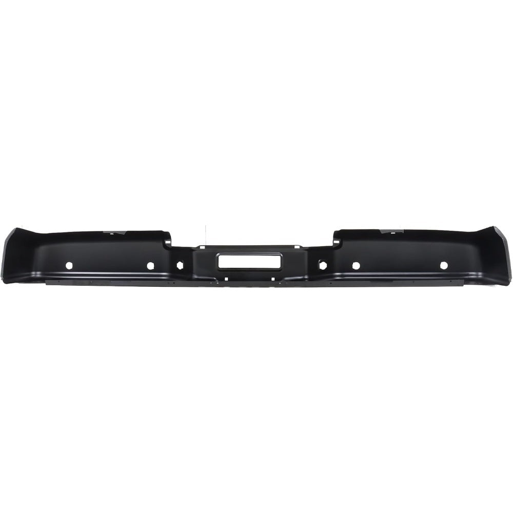 Black Steel Rear Bumper Face Bar for Nissan Titan XE 2007-2010 / S 2011-2015, 850309FM0G
