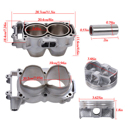 93mm Cylinder Piston & Gasket Kit for Polaris 900 2013-2014