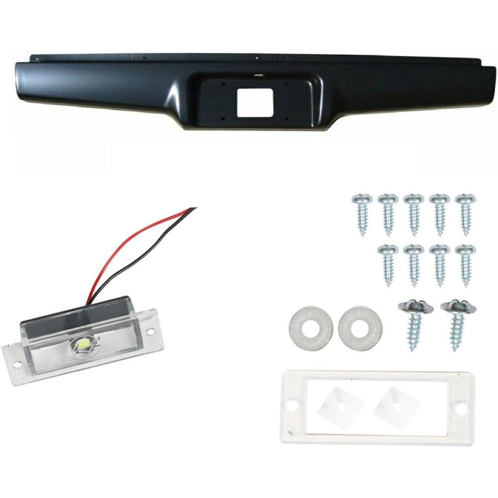 Steel Rear Bumper Roll Pan for Chevrolet S10 & GMC S15 / Sonoma 1982-1993