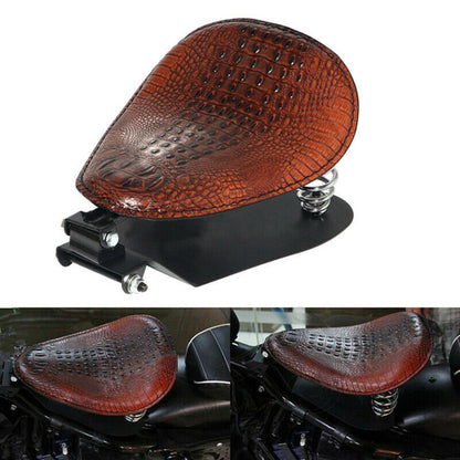 munirater Motocycle Brown Spring Seat with Seat Base Replacement for Honda Shadow Spirit ACE VT 1100 750