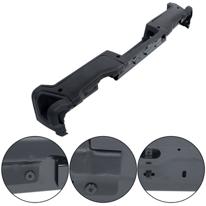 Black Steel Rear Bumper Assembly for Ford F-250 / F-350 Super Duty 2023-2024, with Sensor Holes