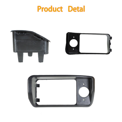 munirater Headlight Bezels Replacement for Club Car Golf Cart DS 1993 - Up Black 1016880 1016879