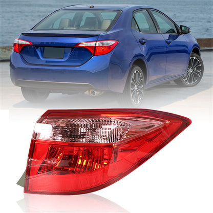 munirater 1-Pack Rear Right Tail Light Brake Lamp Assembly Replacement for 2017-2019 Toyota Corolla Outer Passenger Side 8155002B00 TO2805130