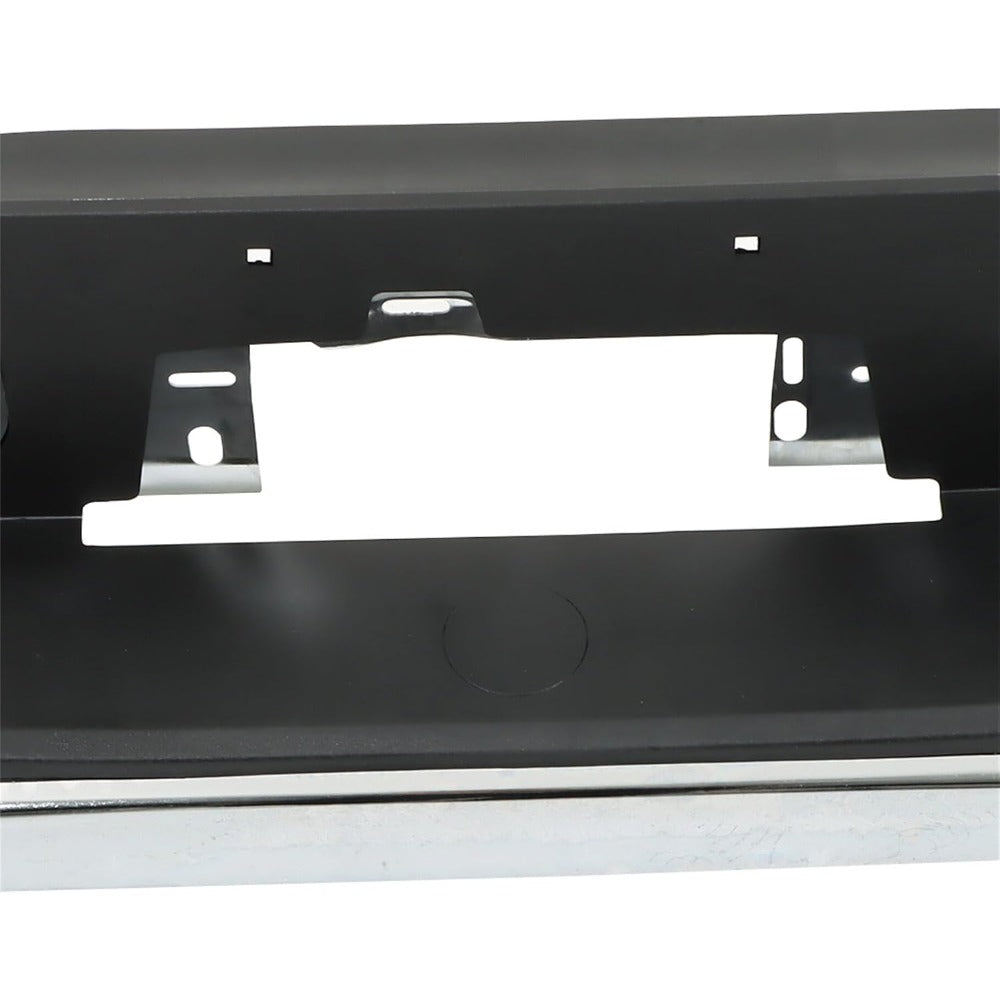 Chrome Rear Bumper Assembly for Chevrolet Silverado 1500 & GMC Sierra 1500 2019-2023, with Sensor Holes