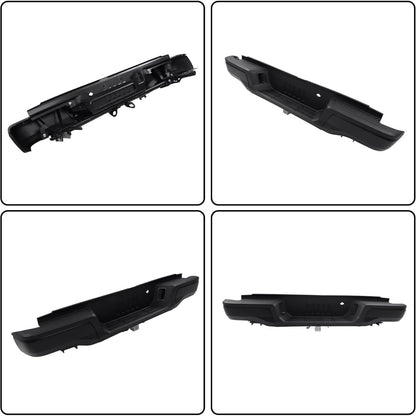 Black Steel Rear Step Bumper for Ford Ranger 2019-2023, FO1103225