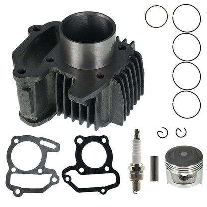 munirater 80cc Cylinder Piston Gasket Rebuild Kit Replacement for Yamaha YFM80 Badger Raptor 80 Moto 4 55X-11610-00-00