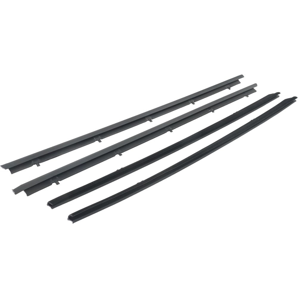 Window Sweep & Run Channel Weatherstrip Kit for Chevrolet S10 & GMC S15, 6-Piece
