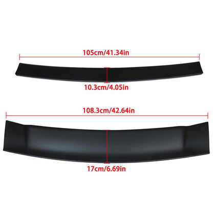 munirater Unpainted Trunk Wing Spoiler ABS Replacement for 2014 2015 2016 2017 2018 2019 2020 Corolla E170 Mugen Style