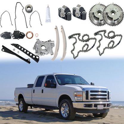 munirater Timing Chain Kit Oil Pump Replacement for Expedition F-150 F-250 F-350 Mark LT Navigator