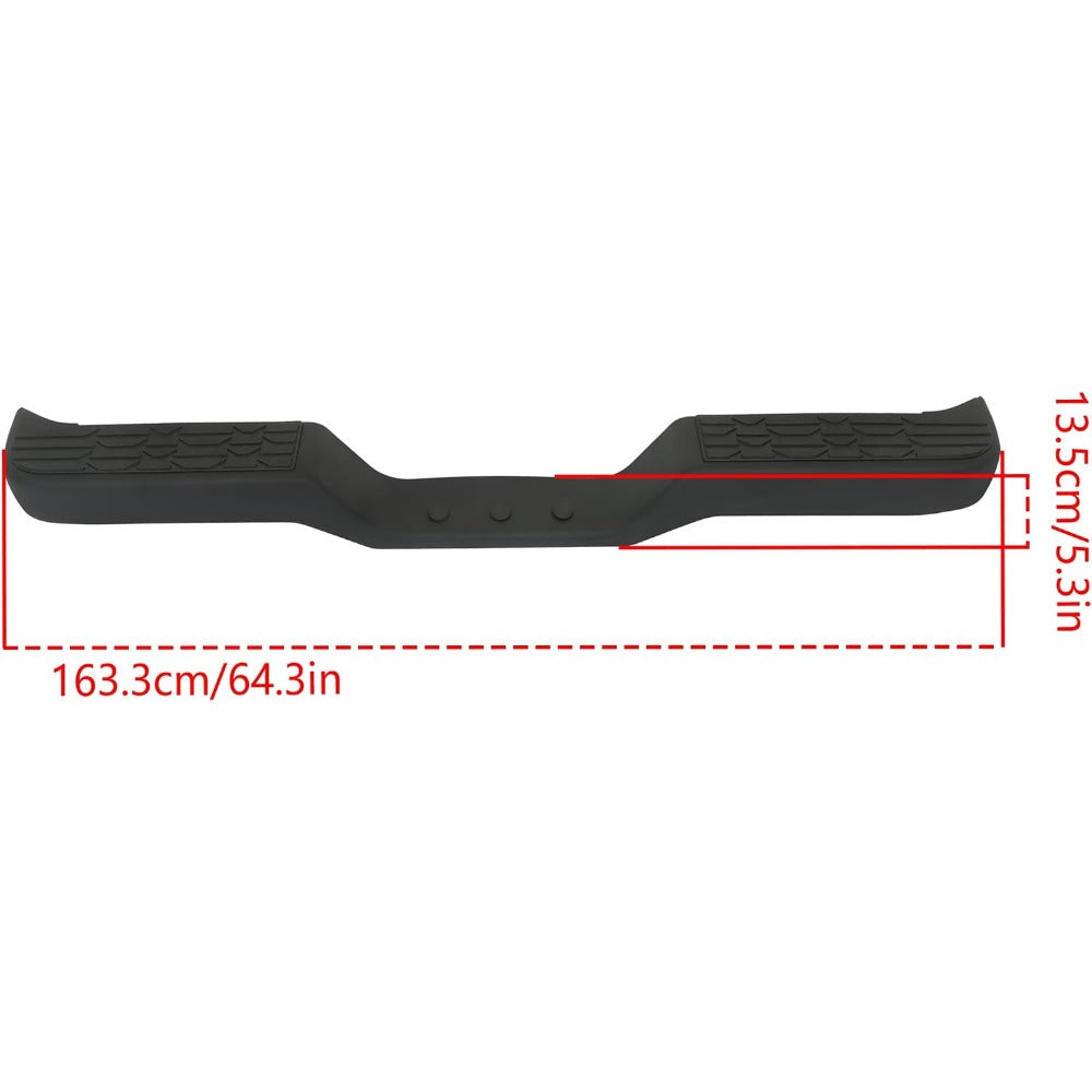 Black Steel Rear Step Bumper Assembly for Toyota Pickup DLX 1989-1995