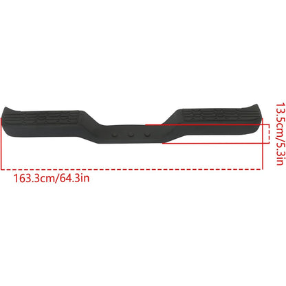 Black Steel Rear Step Bumper Assembly for Toyota Pickup DLX 1989-1995