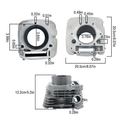 Cylinder Piston & Gasket Kit for Yamaha Grizzly 600 YFM600 & XT600
