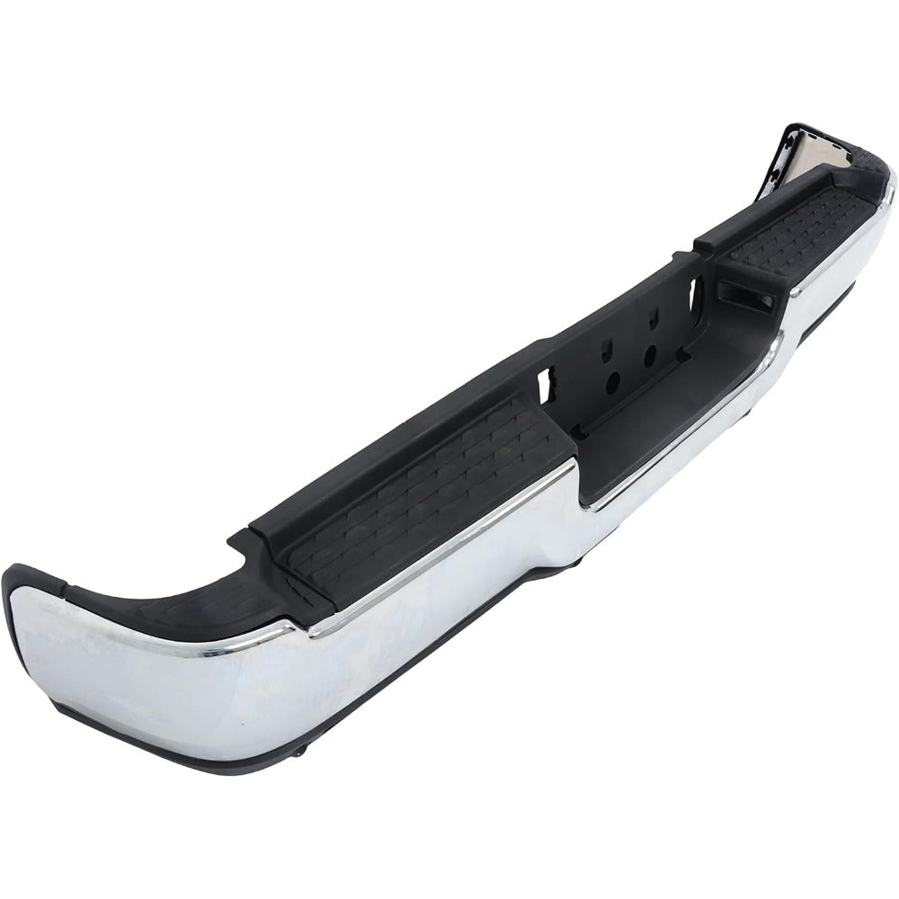 Chrome Rear Step Bumper for Ram 2500 2019-2024, with Sensor and Light Openings, CH1103185