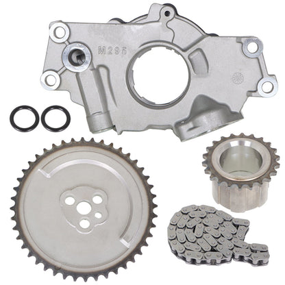 munirater M295 Oil Pump with Timing Chain Kit Replacement for 4.8L 5.3L 6.0L LS1 LS2 LS3 12586665 12556582