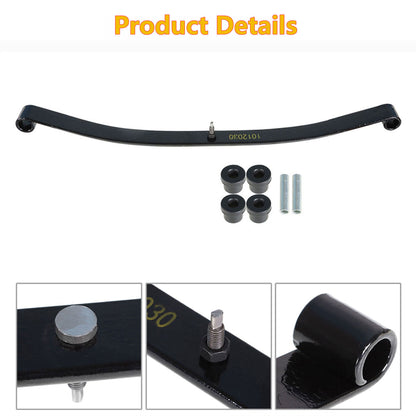 munirater Golf Cart Front Leaf Spring with Bushing Kit Replacement for Club Car Precedent 2004-2008 DS 1981 - Up G&E Golf Cart 1012030 1010136