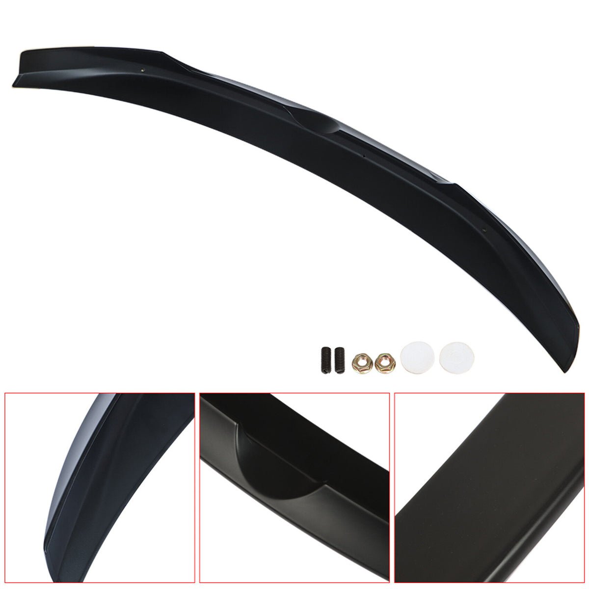 munirater Trunk Spoiler Wing Matte Black Factory Style Replacement for 2020 2021 2022 Toyota Corolla Sedan