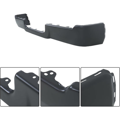 Primed Black Rear Bumper Face Bar and Step Pad Kit for Ram 2500 / 3500 2019-2024