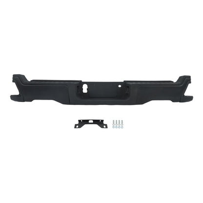 Black Steel Rear Bumper Assembly Replacement for F250 F350
