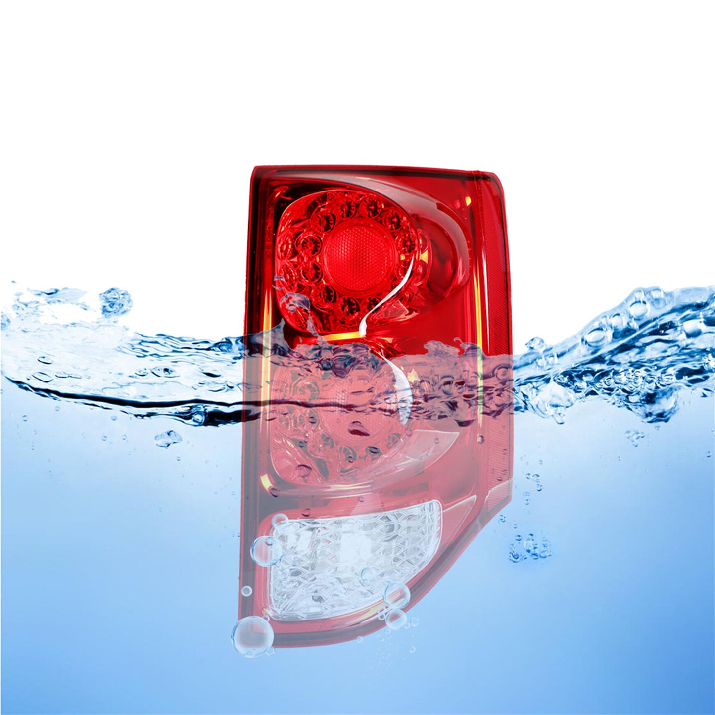 munirater Tail Light Assembly Clear Red LED Right Side Replacement for 2011-2020 Grand Caravan