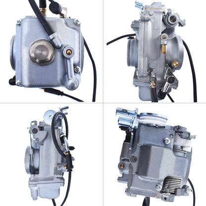 munirater Smoothbore Carburetor HSR45 45mm Replacement for EVO Twin Cam