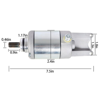 munirater Starter Motor Assembly Replacement for KVF360 2003-2008