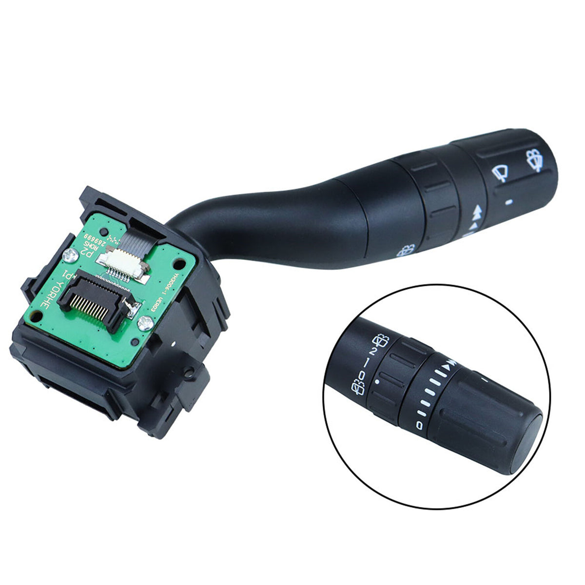 munirater Windshield Wiper Switch Replacement for 2011-2019 Explorer 2011-2015 Edge 2013-2018 Police Interceptor Utility 2011-2017 MKX DB5Z17A553AB BT4Z17A553AA