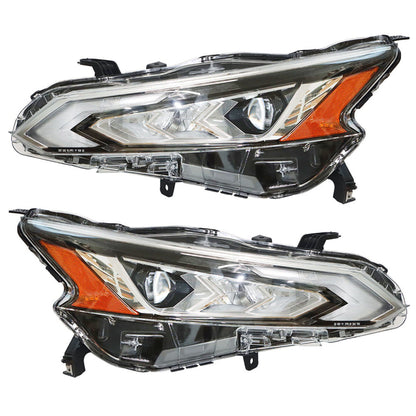 munirater Left and Right Side LED Headlight Assembly Replacement for 2019 2020 2021 Nissan Altima Headlamp Pair NI2502266 NI2503266